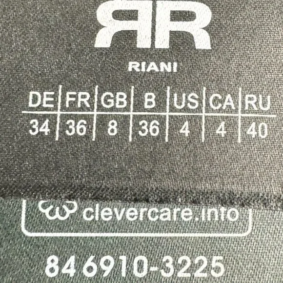 EUC - Riani Dress - White / Cream Size 4 Canada/US - Luxury Designer Dress - Picture 10 of 10